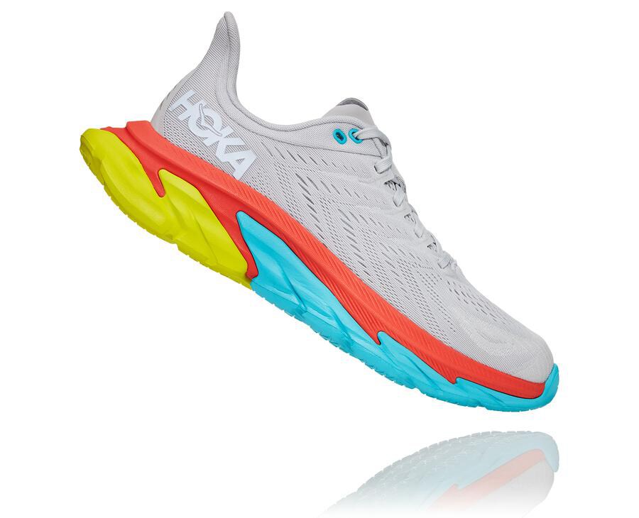 Tenis Hoka One One Hombre Grises - Clifton Edge - ZQSM03415